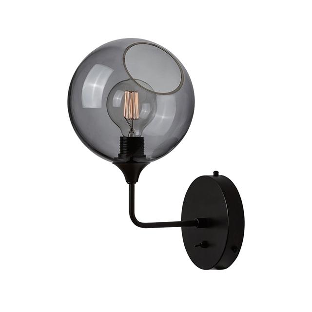 Design by Us Ballroom Vägglampa Kort Rökfärgad