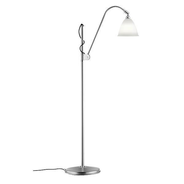 GUBI Bestlite BL3S Gulvlampe Krom & Porcelæn