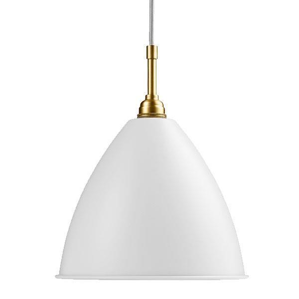Bestlite BL9L Pendel Stor Mat Hvid & Messing
