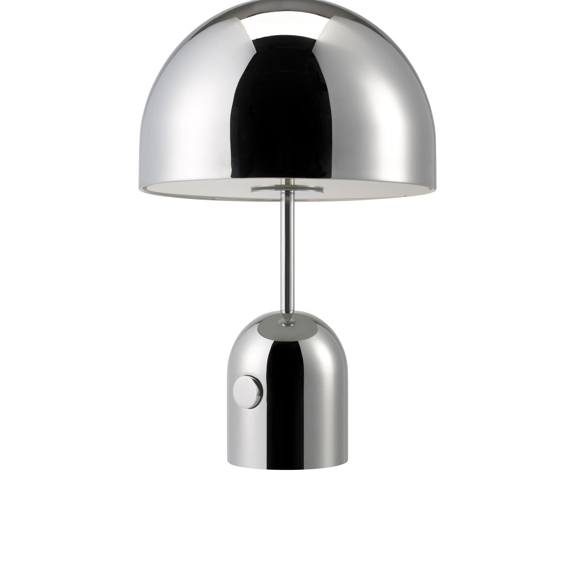 Tom Dixon Bell -pöytälamppu, Hopea