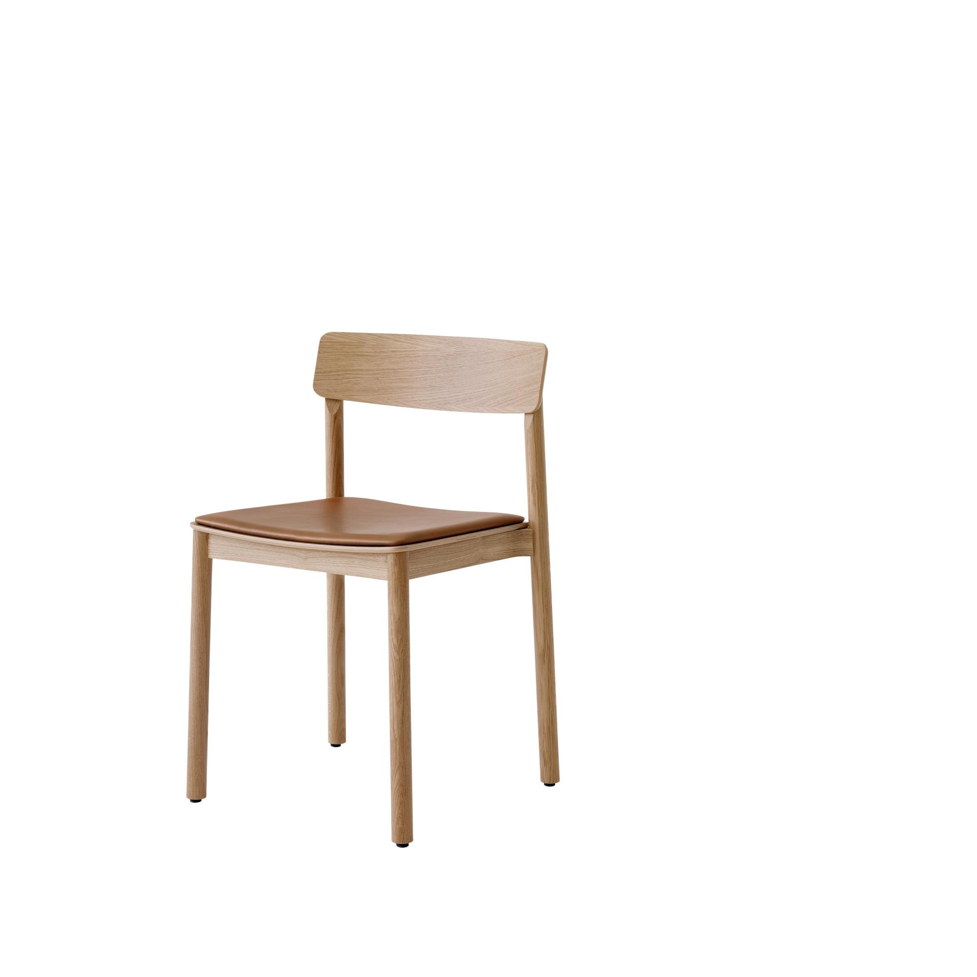 &Tradition Betty TK3 Dining Chair Oak w. Cognac Leather Seat
