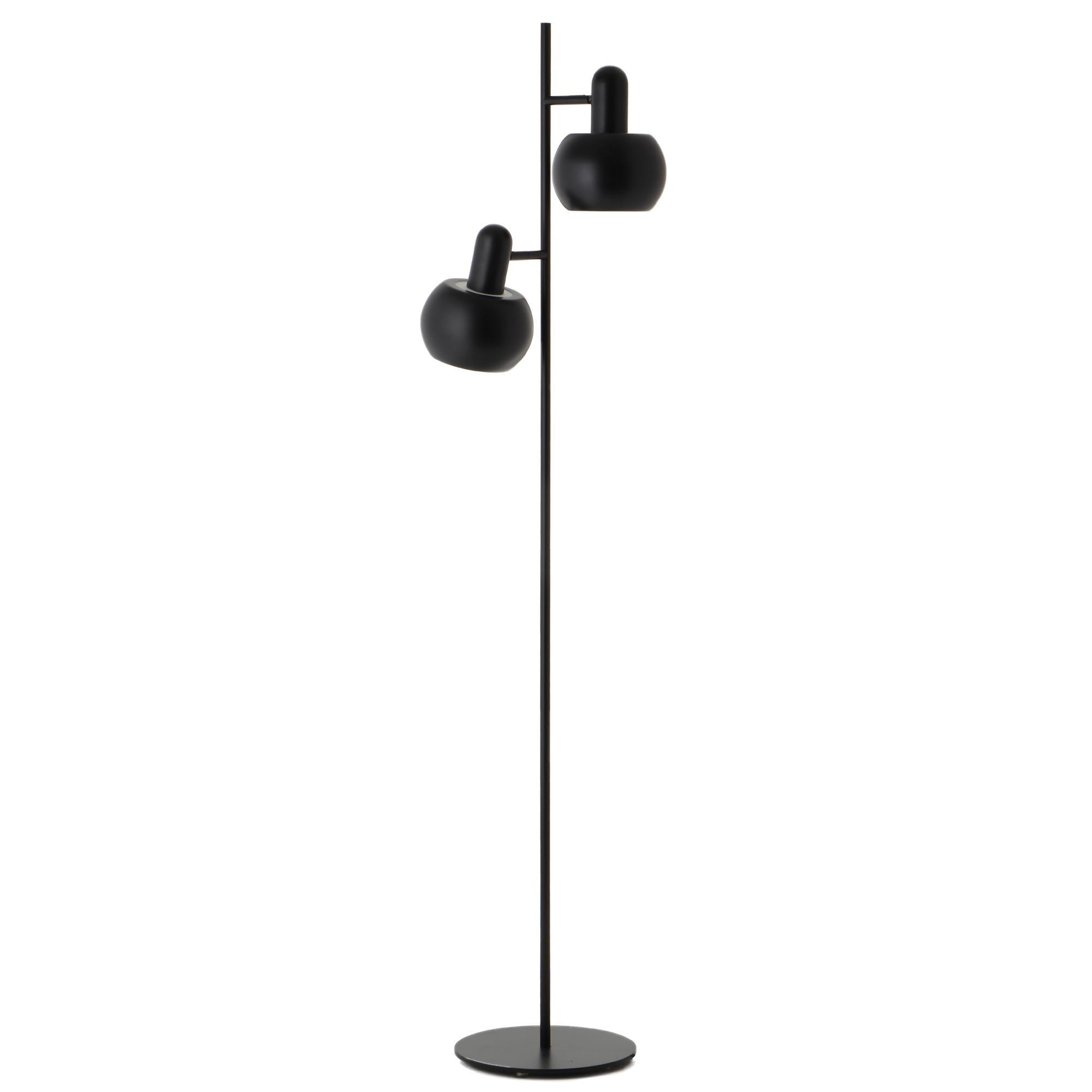 Frandsen BF20 Dobbel Gulvlampe Svart