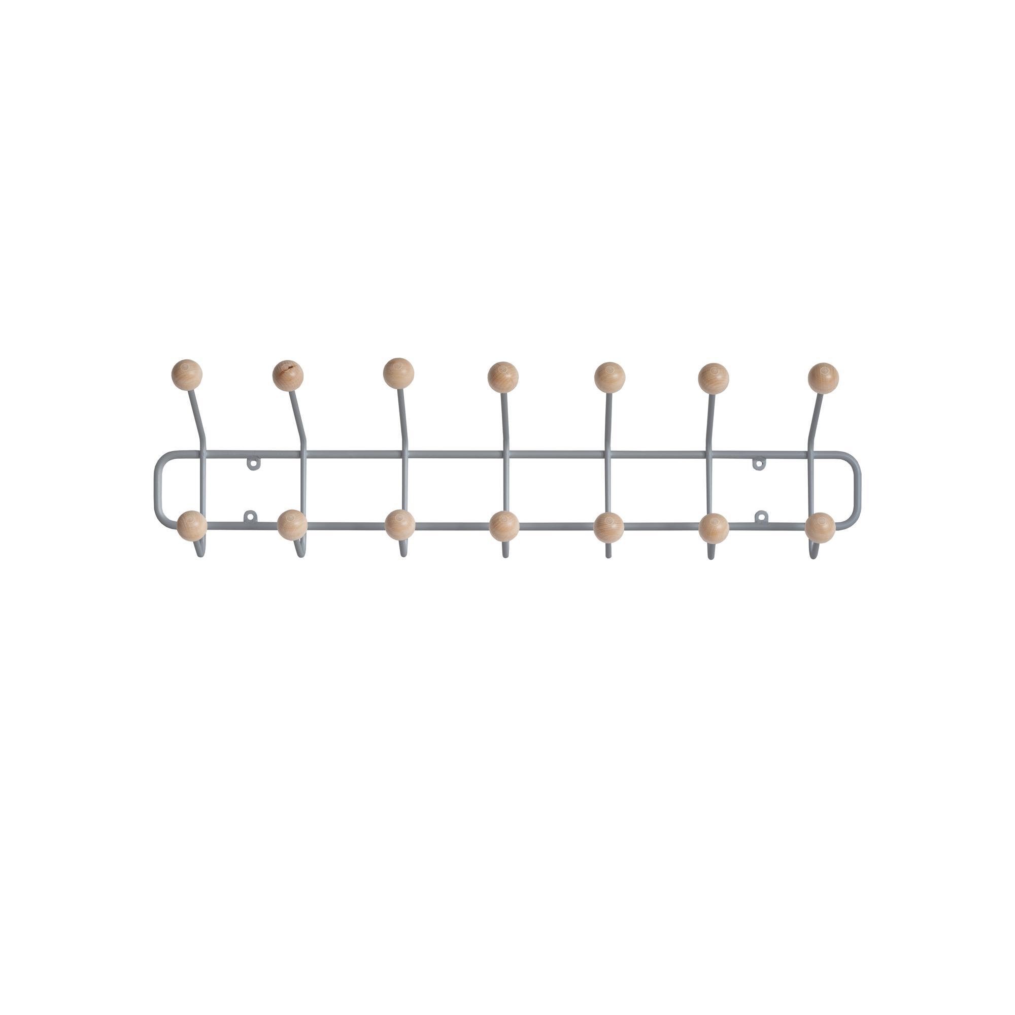 Maze Bill Horizontal Coat Rack Small Gray