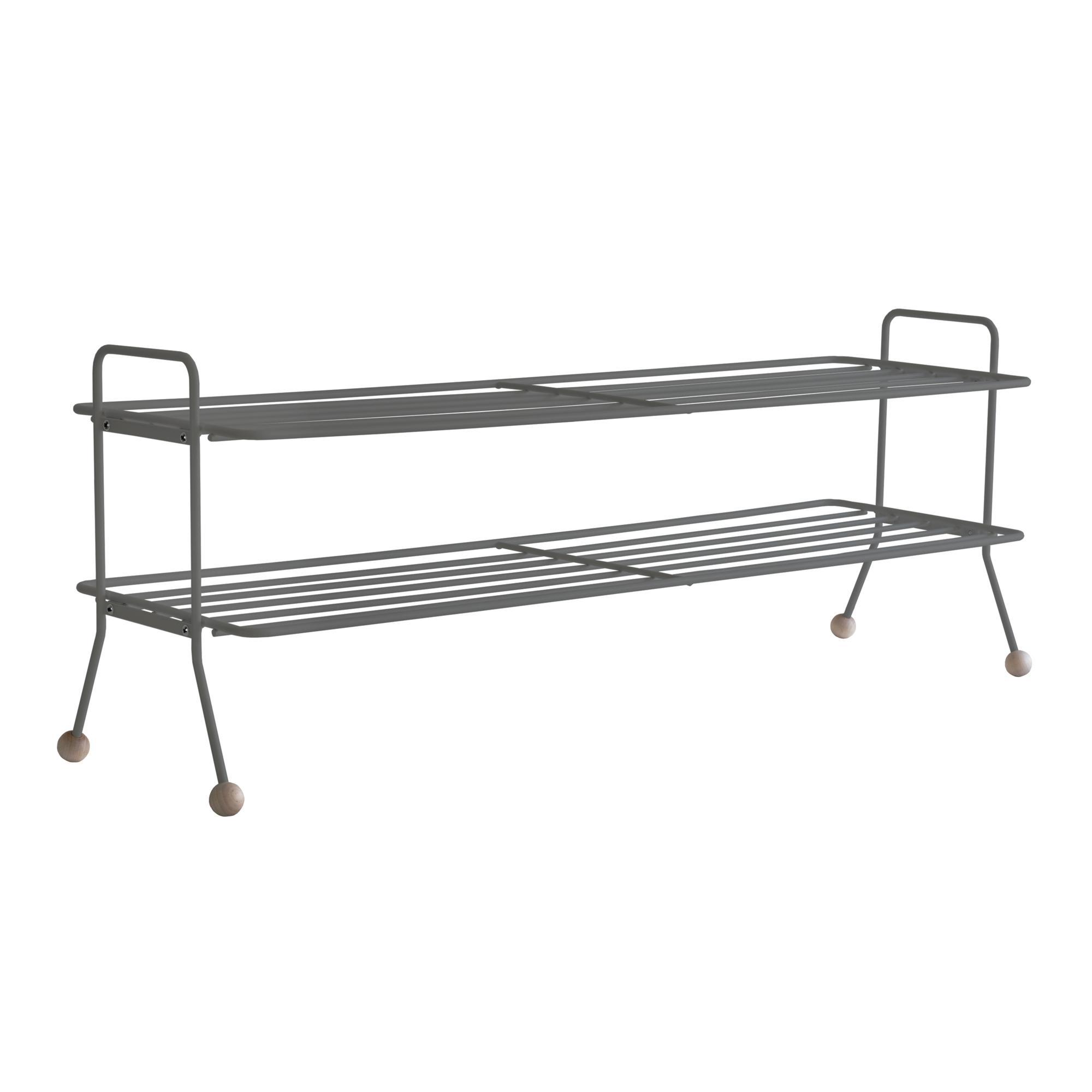 Maze Bill Shoe Rack Large Gray