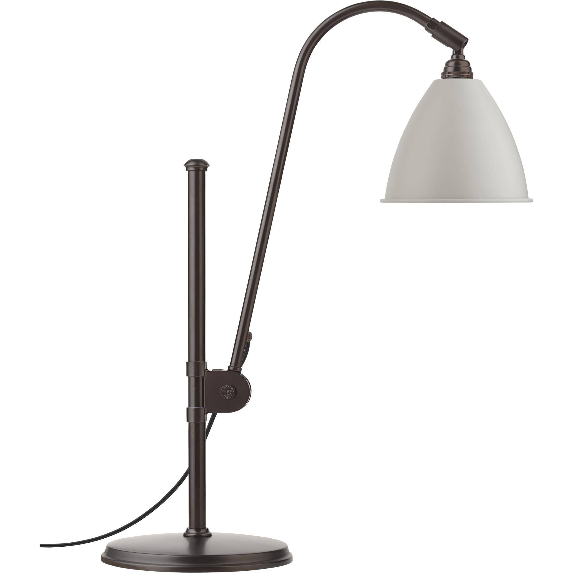 Bestlite BL1 Table Lamp Black Brass & White