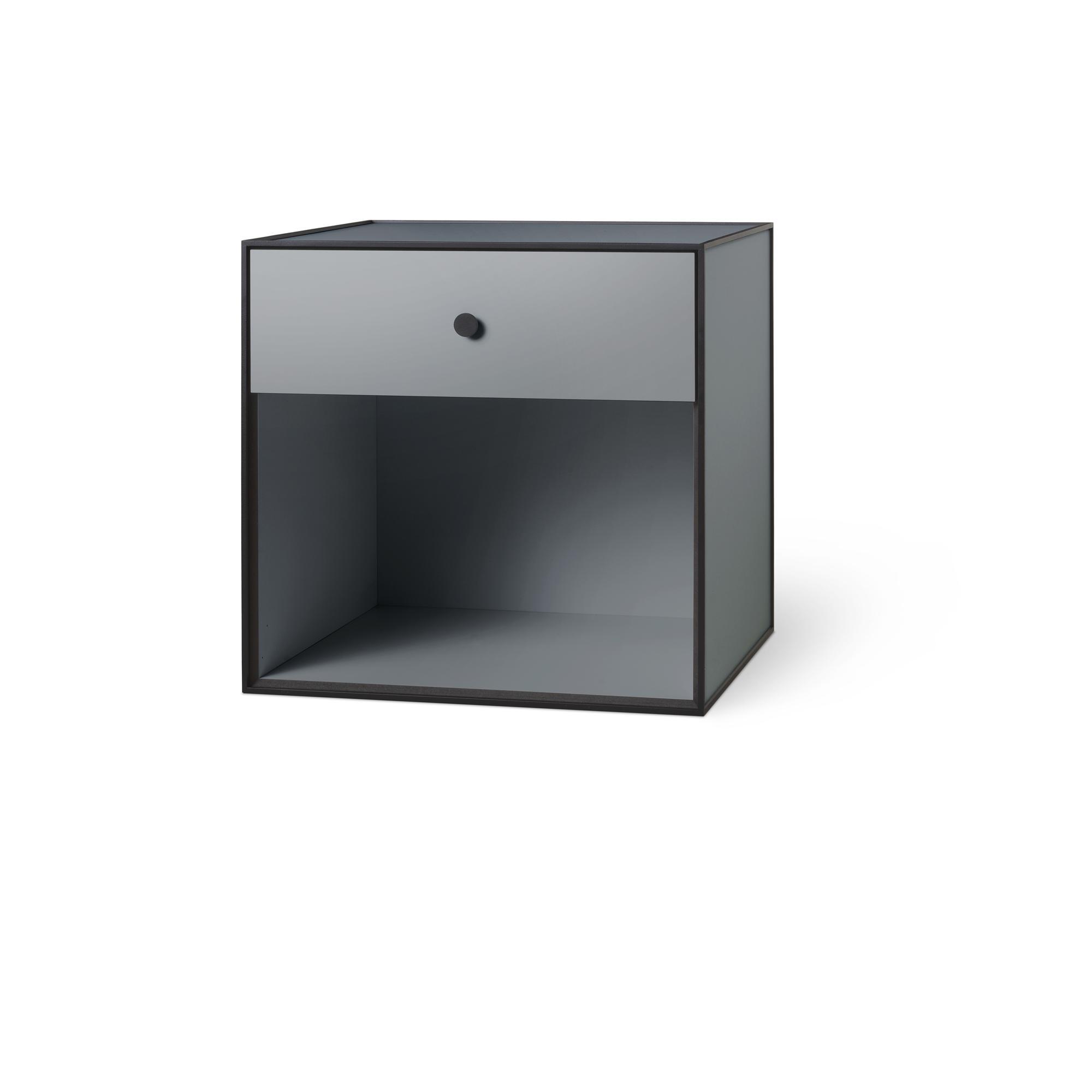 Audo Frame 49 With 1 Drawer 42X49X49 Dark Grey