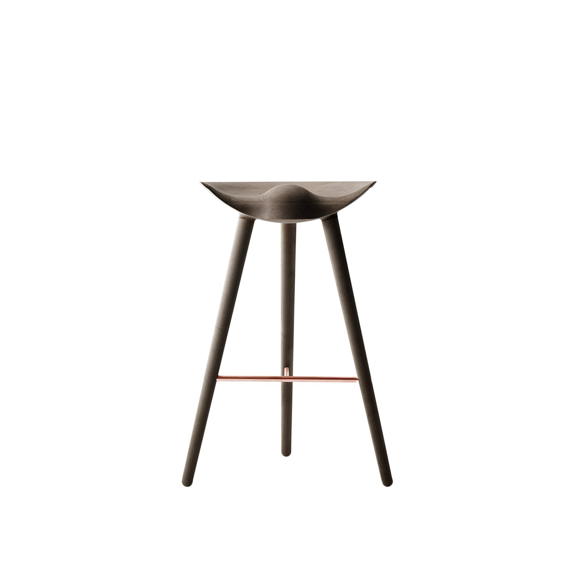 Audo ML42 Bar Stool Brunolied Oak/ Copper