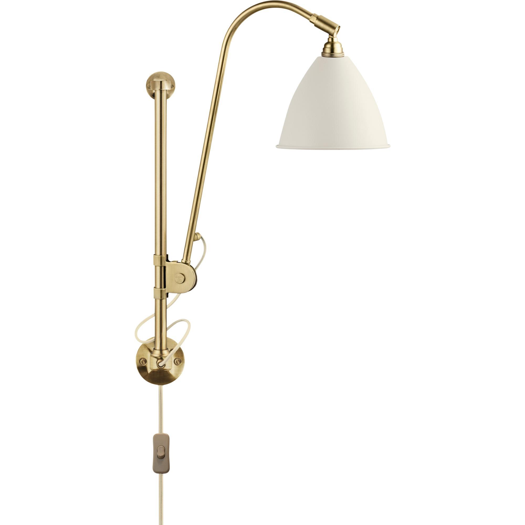 Bestlite BL5 Wall Lamp Mat White & Brass