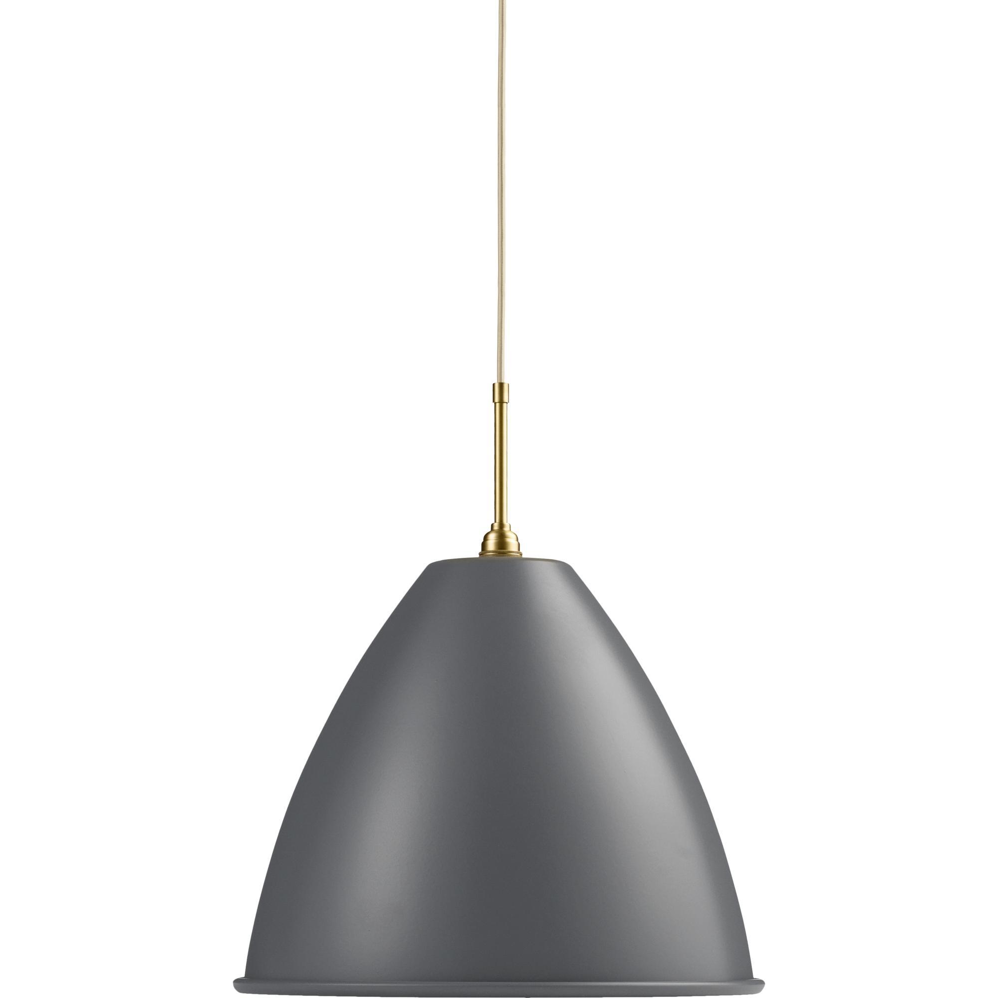 Bestlite BL9L Pendant Big Grey & Brass