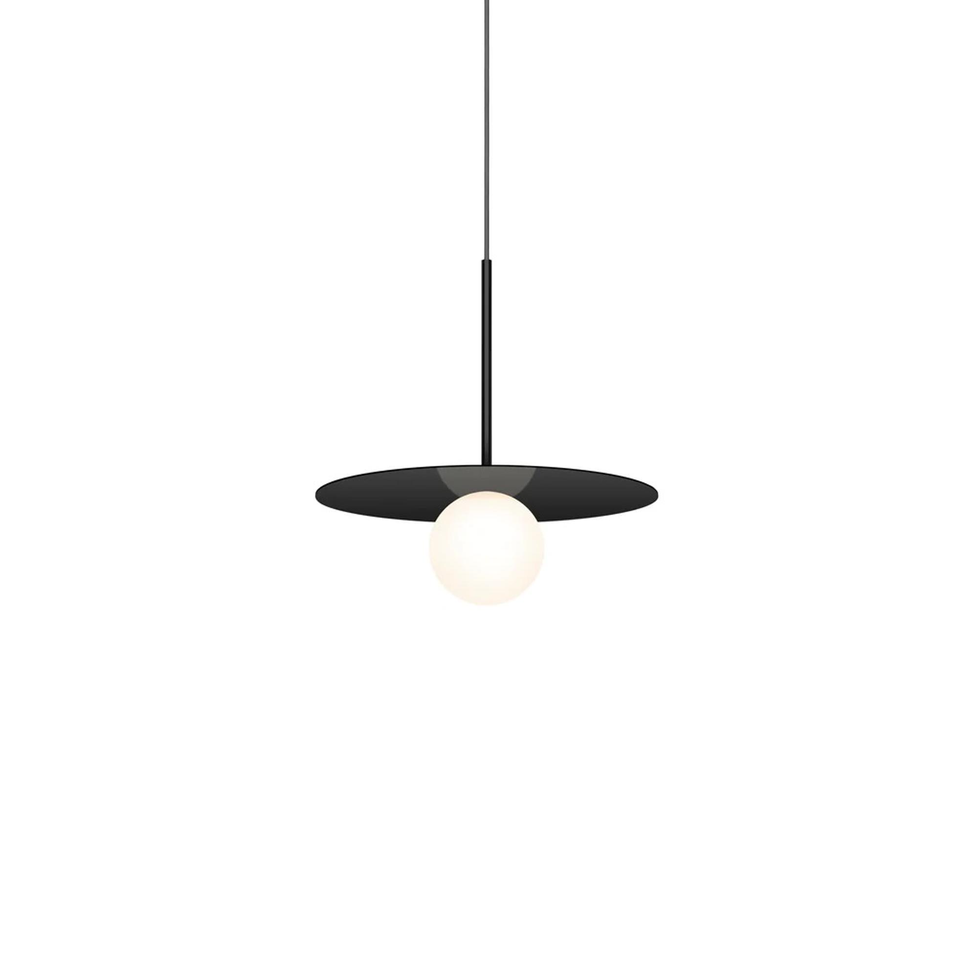 Pablo Bola Disc 12 Pendant Matt Black