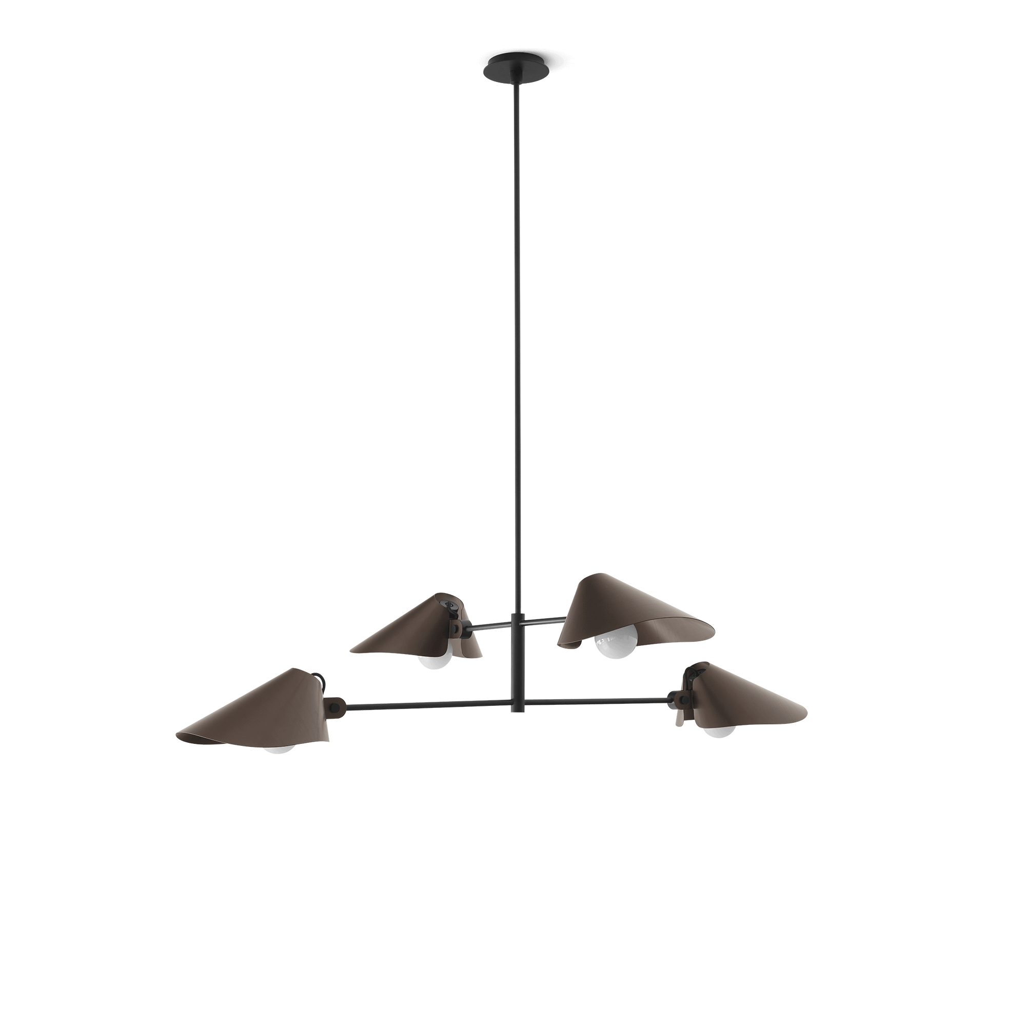 &Tradition Bonnet SC93 Chandelier Ø100 Bronze/ Black