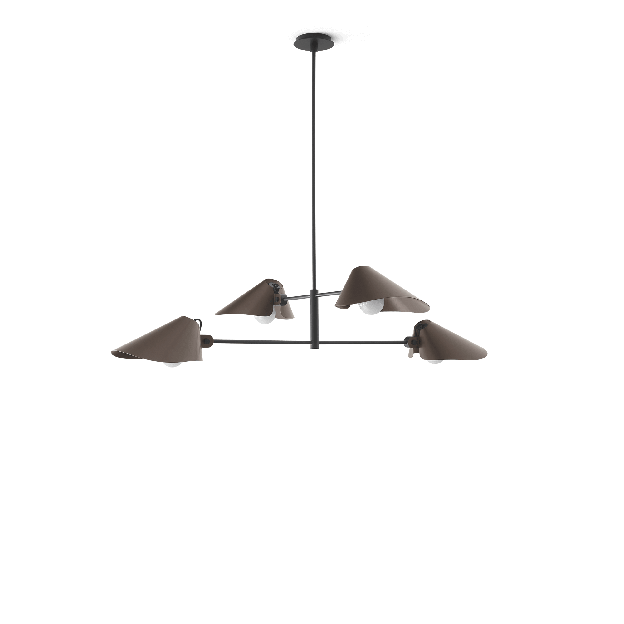 &Tradition Bonnet SC92 Chandelier Ø100 Bronze/ Black