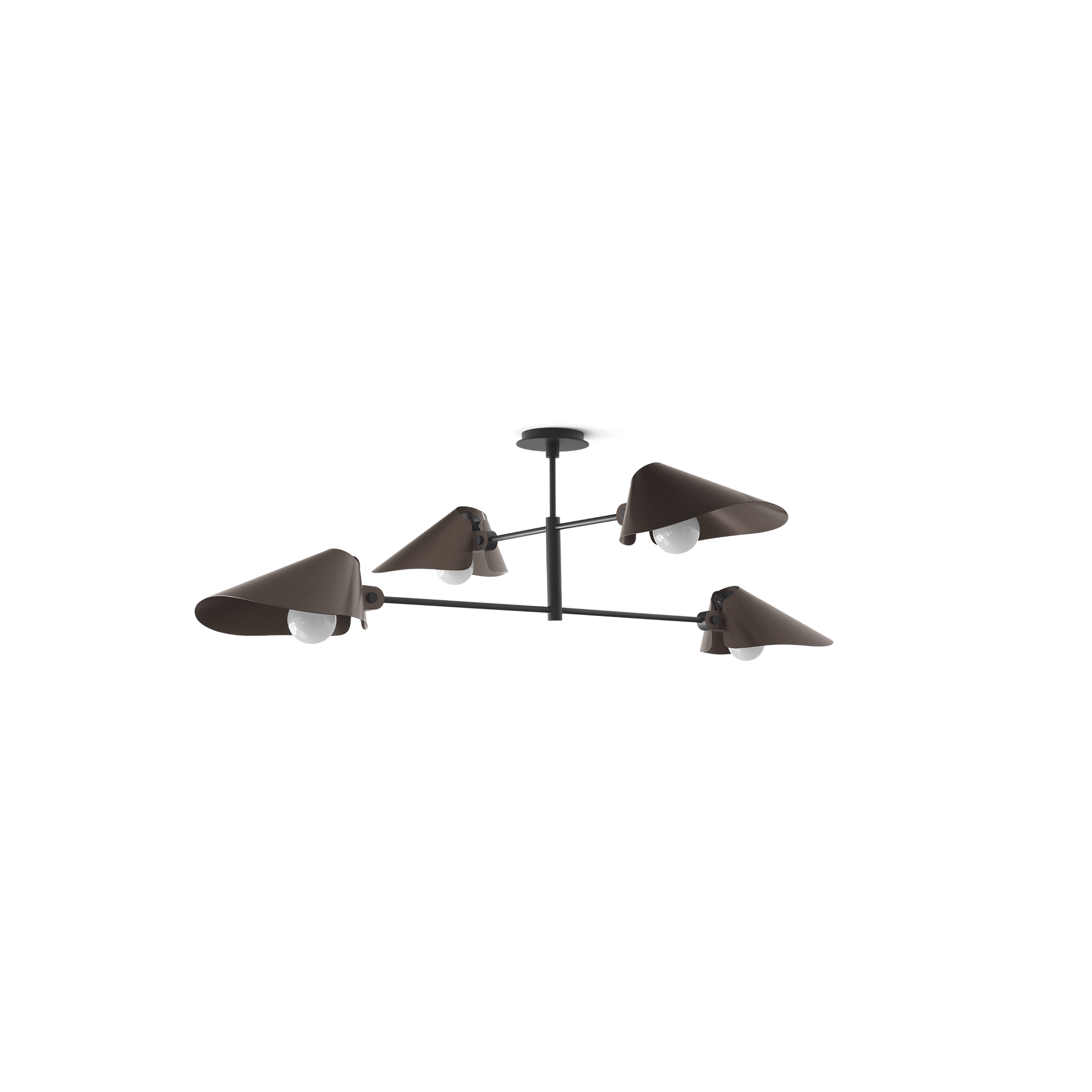 &Tradition Bonnet SC91 Ceiling Light Ø100 Bronze/ Black