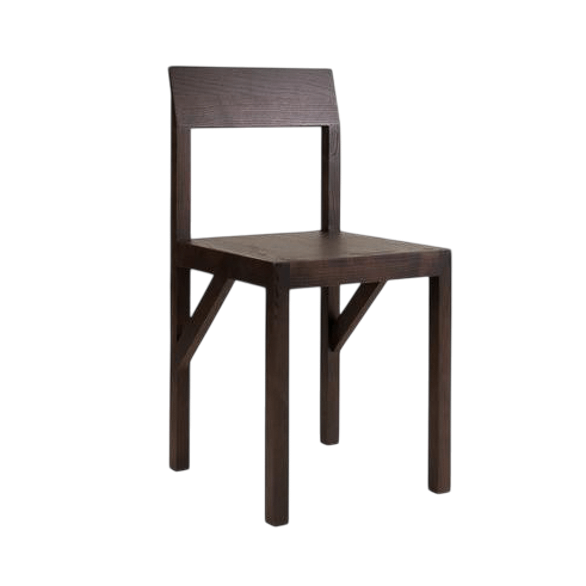 Frama Bracket Dining Chair Dark Brown