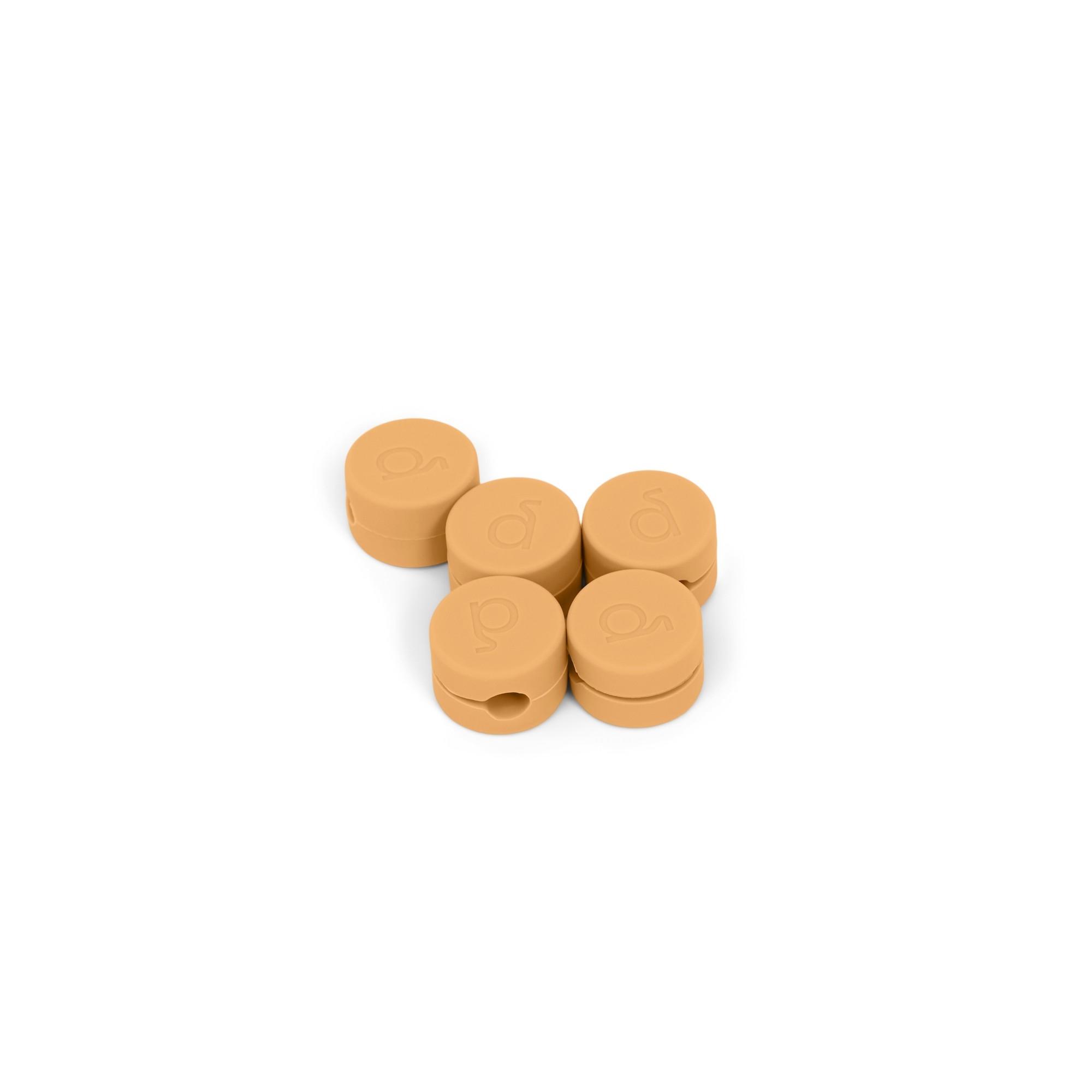 Pedestal Cable Clips Apricot