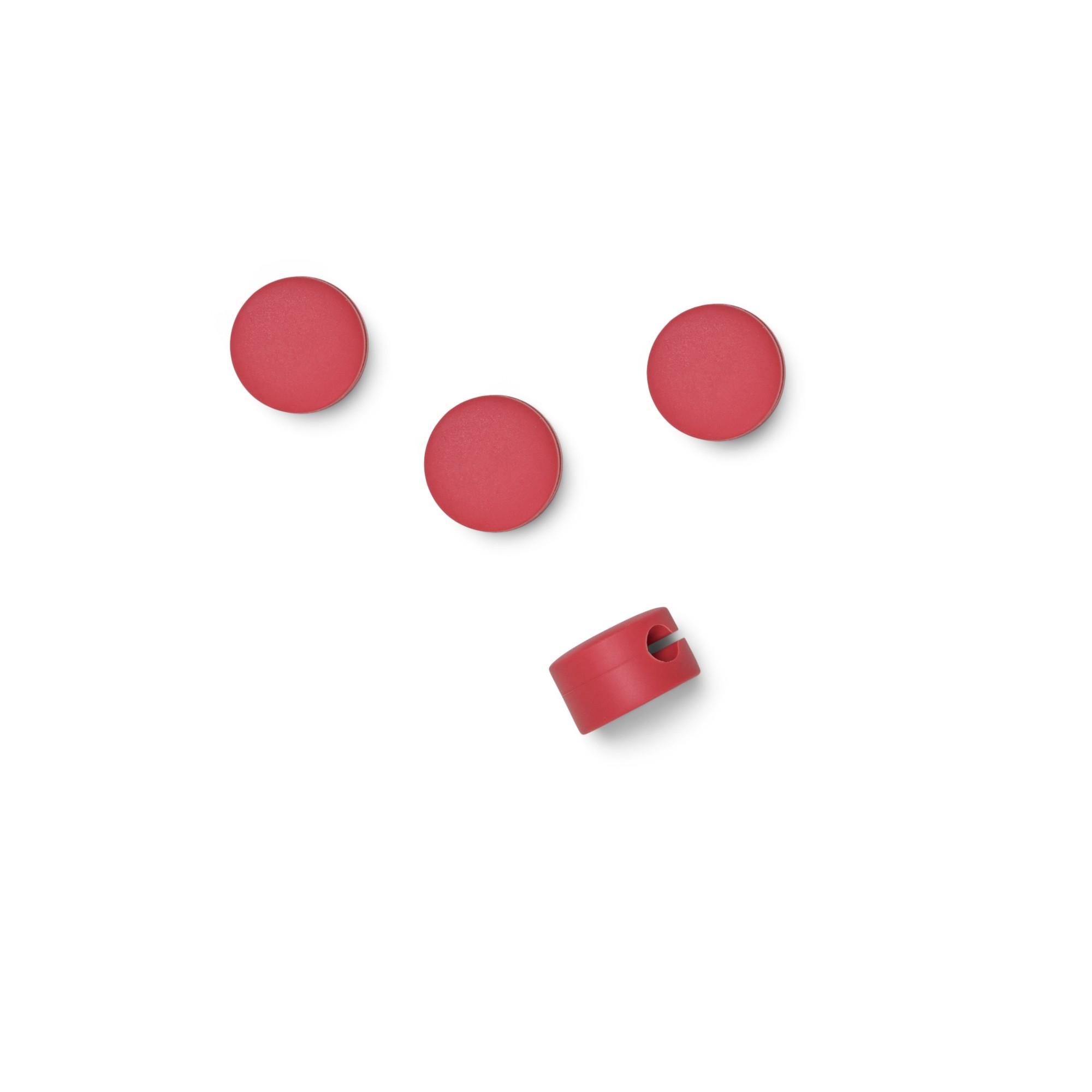 Pedestal Cable Dots Burnin\' Red