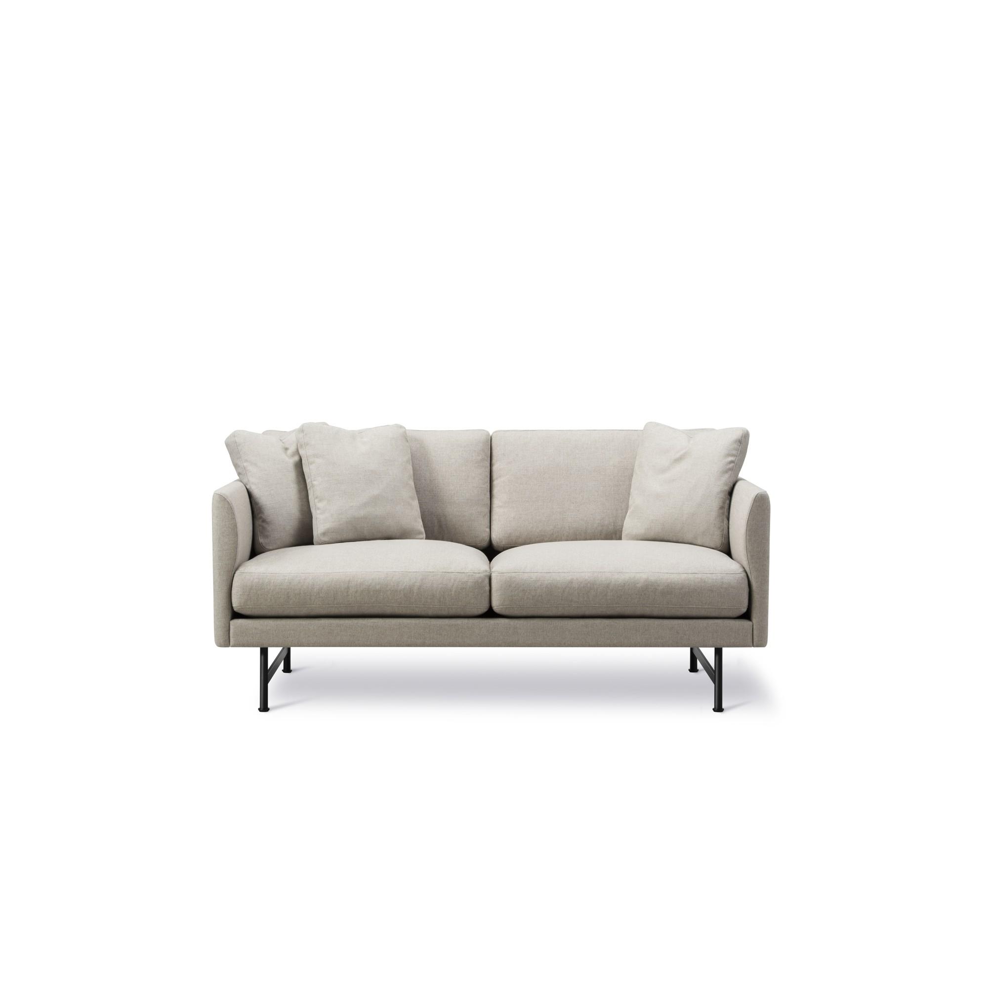 Fredericia Furniture Calmo 2 Seater 80 Sofa Sort/Sunniva 717