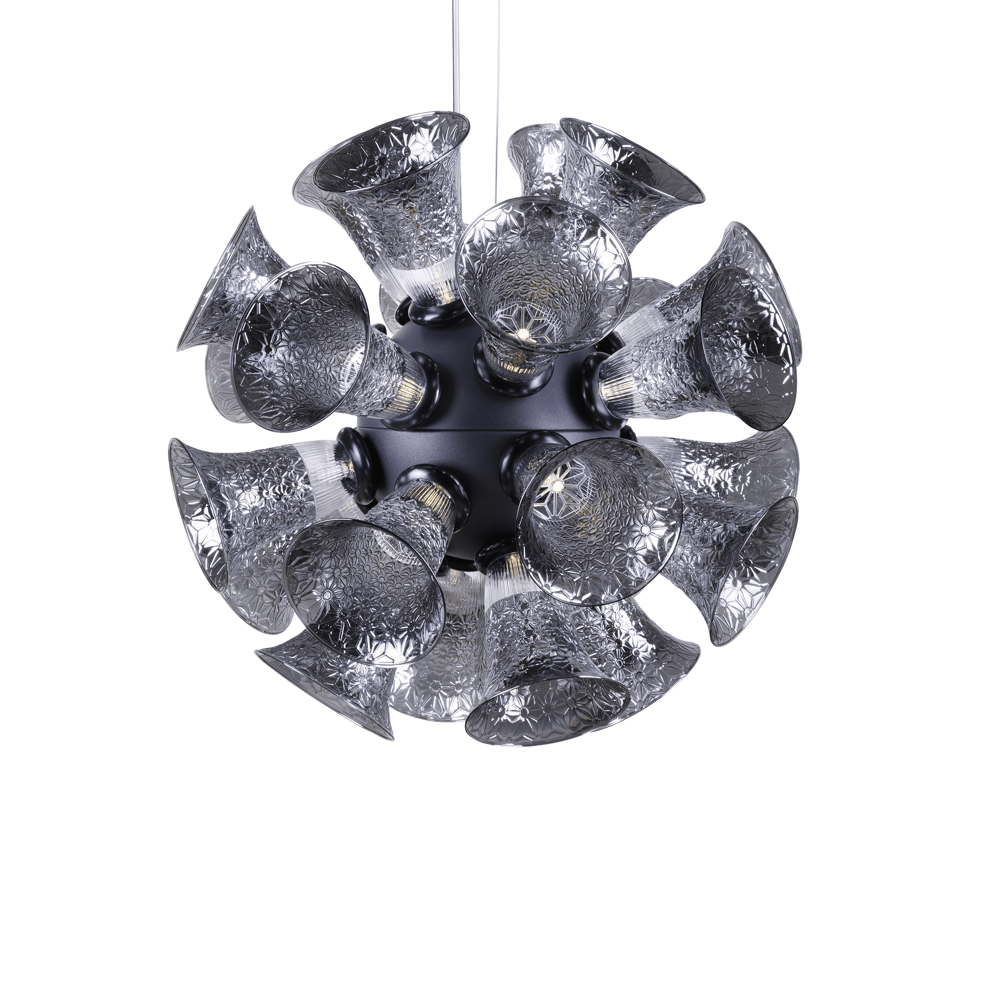Moooi Chalice 24 Lampa Wisząca Metaliczny Szary