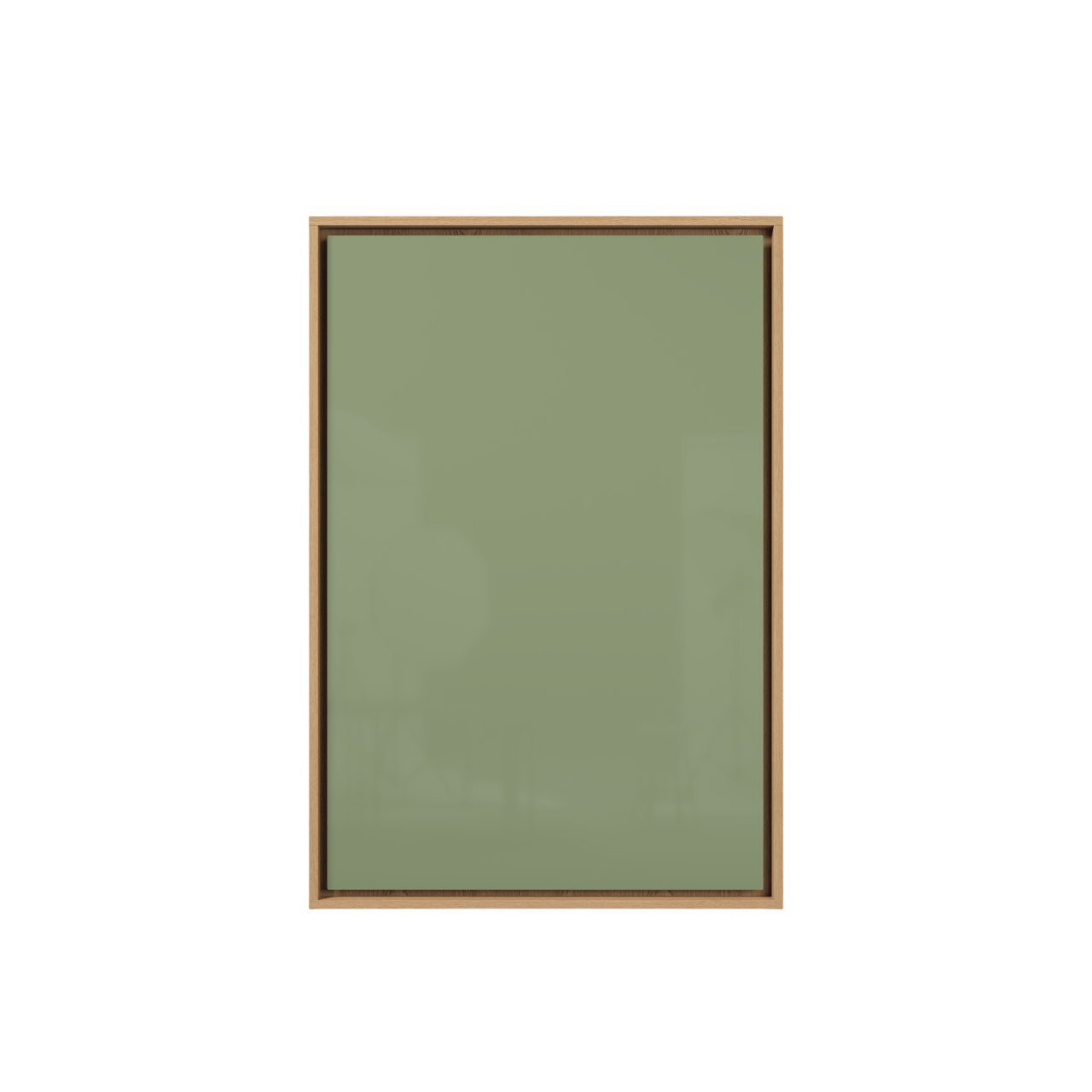 Chat Board Dynamisch Flex Wandframe voor Schoolbord 100x150 Mat Eikenhout