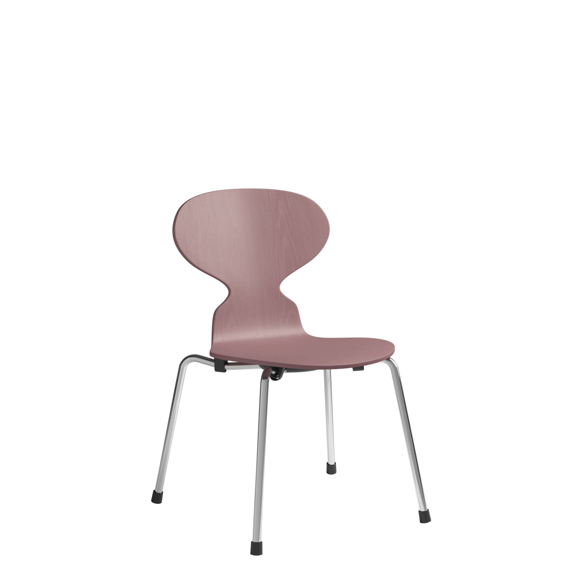 Fritz Hansen Myren Lasten Tuoli Chrome/Wild Rose 630