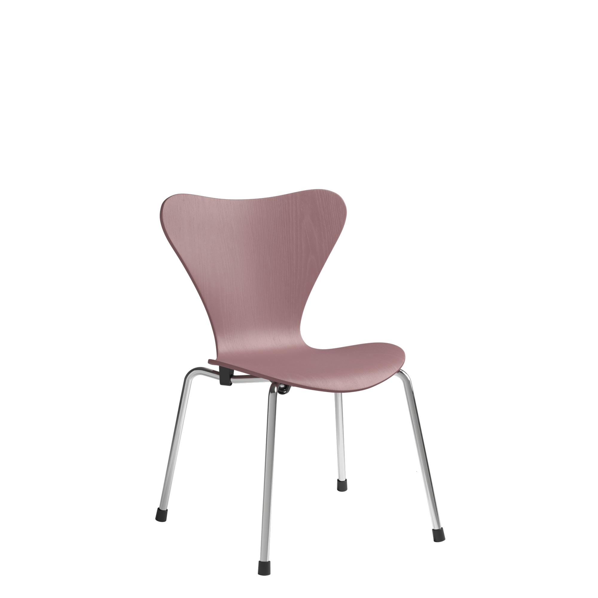 Fritz Hansen Series 7 Children\'s Chair Chrome/630 Wild Rose