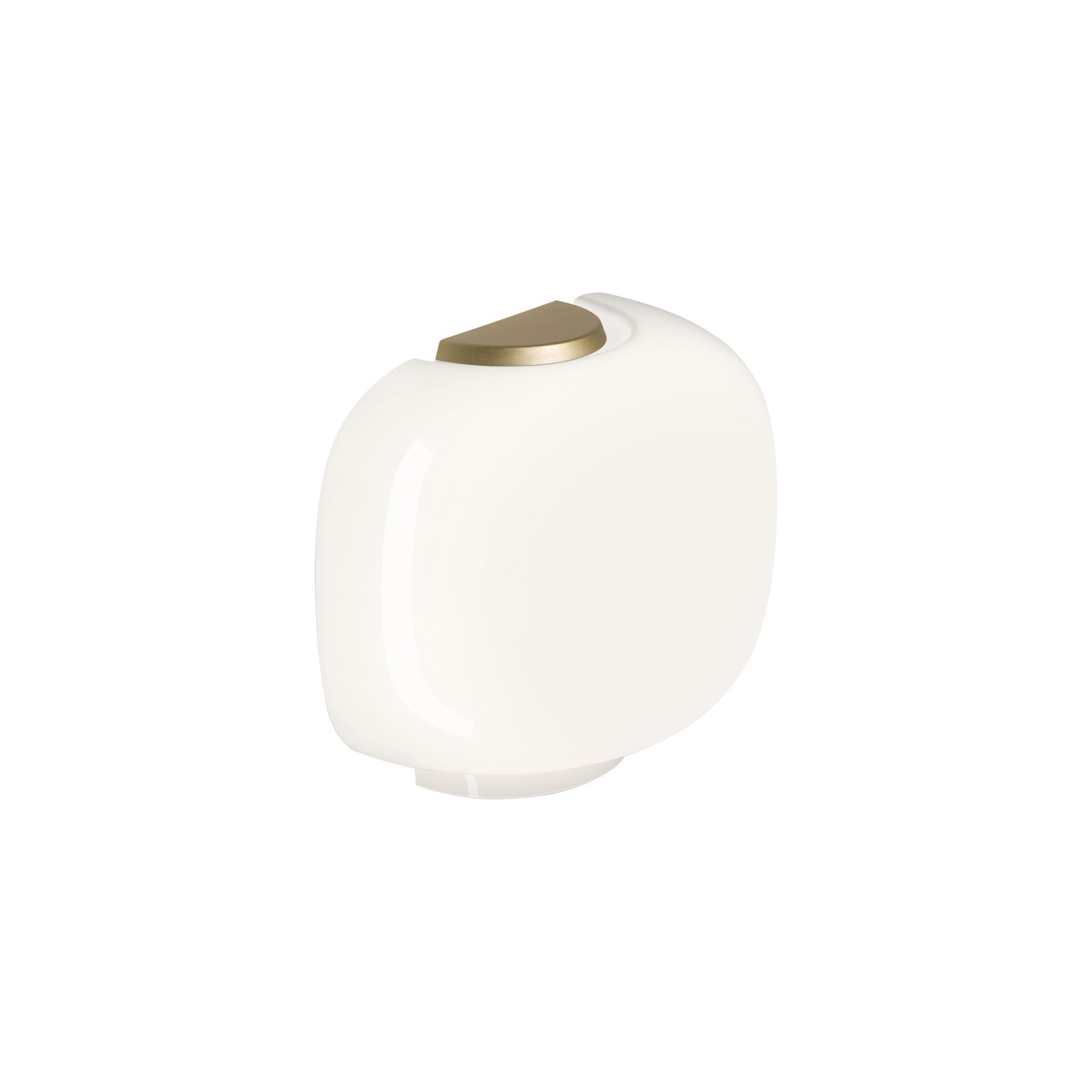 Foscarini Chouchin Bianco 3 Wall Lamp White/ Gold