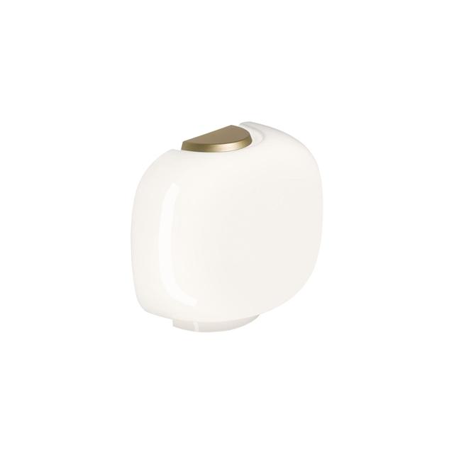 Foscarini Chouchin Bianco 3 Væglampe Hvid/Guld