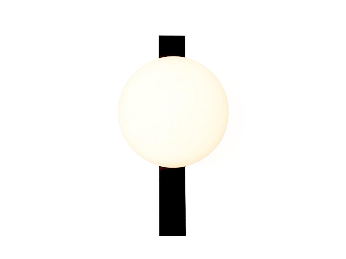 Estiluz Circ Outdoor Wall lamp With Plate Black