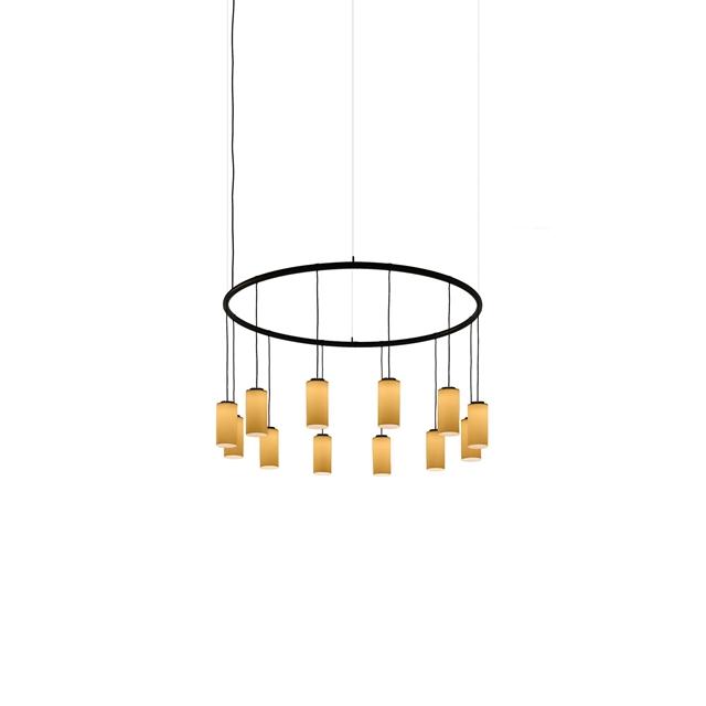 Santa & Cole Cirio Circular S Taklampa Vit/Porslin