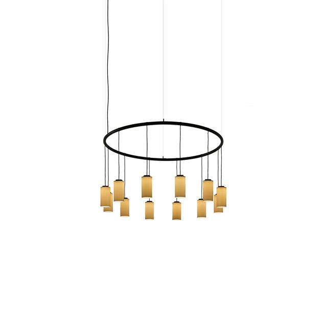 Santa & Cole Cirio Circular S Taklampa Vit Pana/Porslin