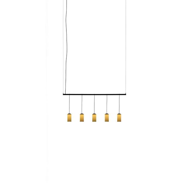 Santa & Cole Cirio Lineal 1 Módulo Taklampa Vit Pana/Porslin