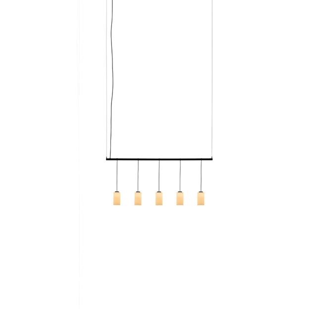 Santa & Cole Cirio Lineal 1 Módulo Taklampa Vit Opal/Glas