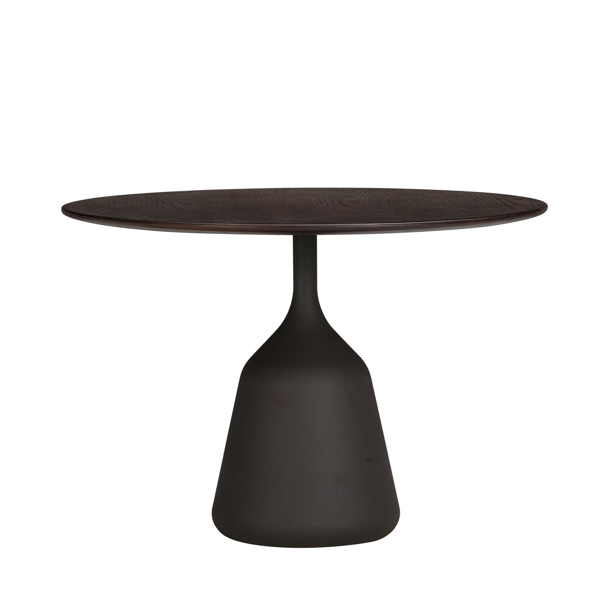 Wendelbo Coin Side Table Ø58 Low Dark Brown Oak