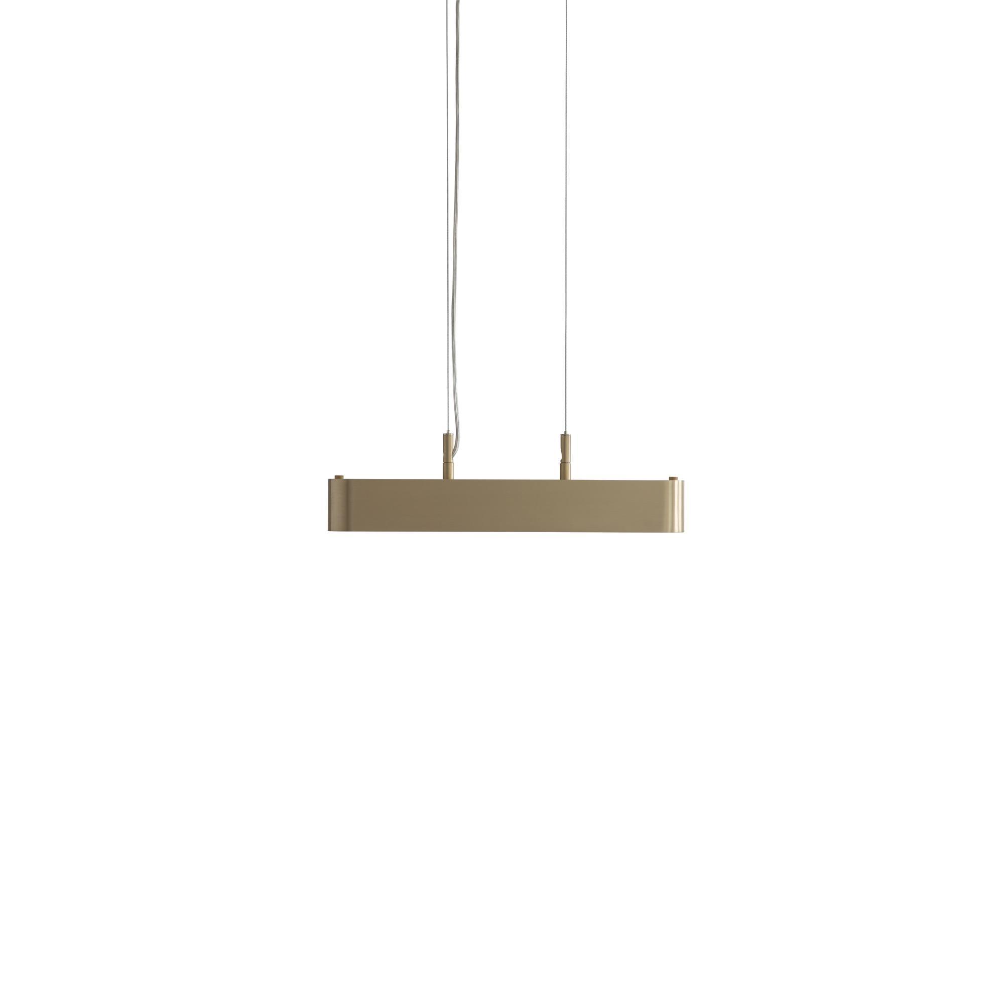 Bert Frank Colt Single Pendant Brushed Brass