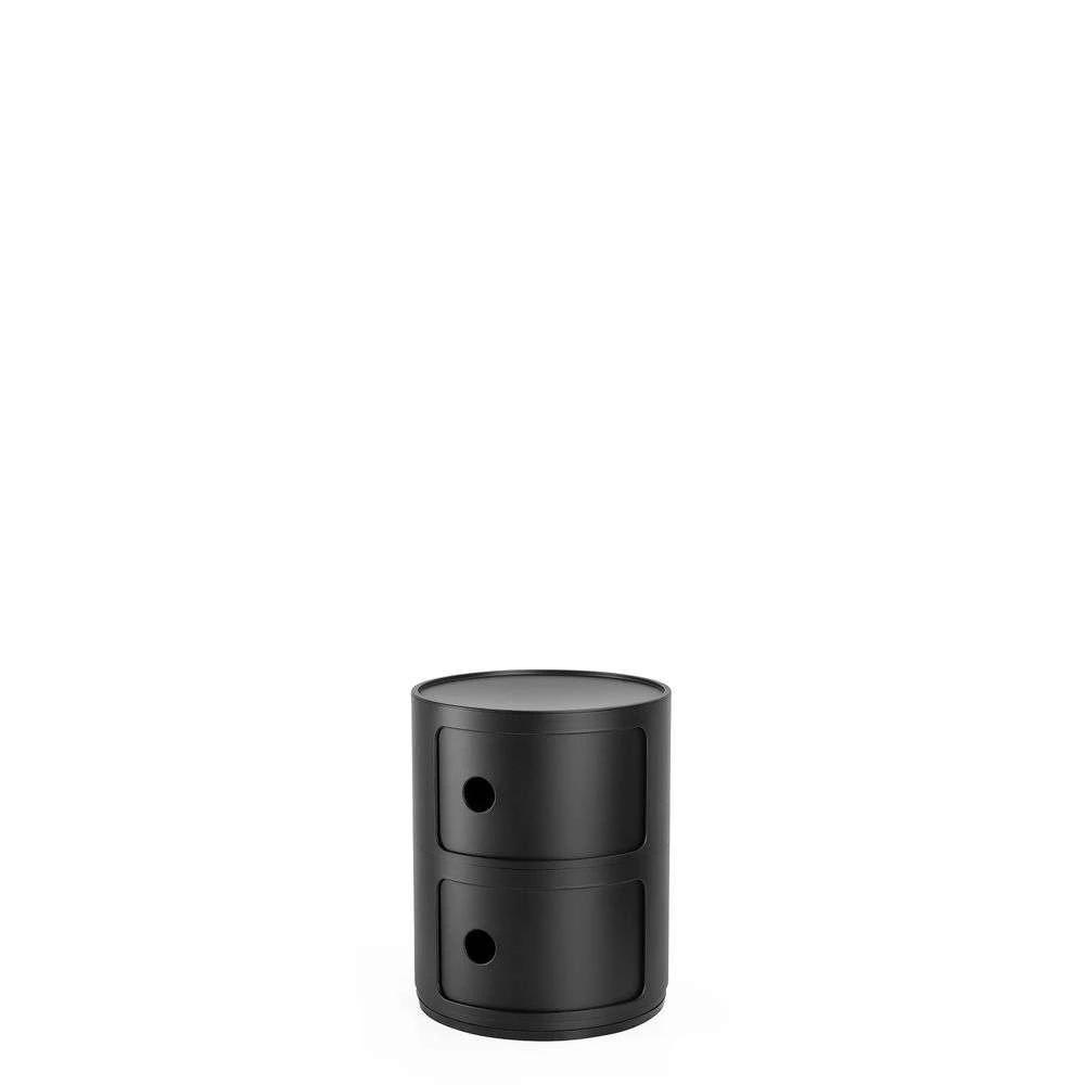 Kartell Componibili 2 Kaappi Matt Black