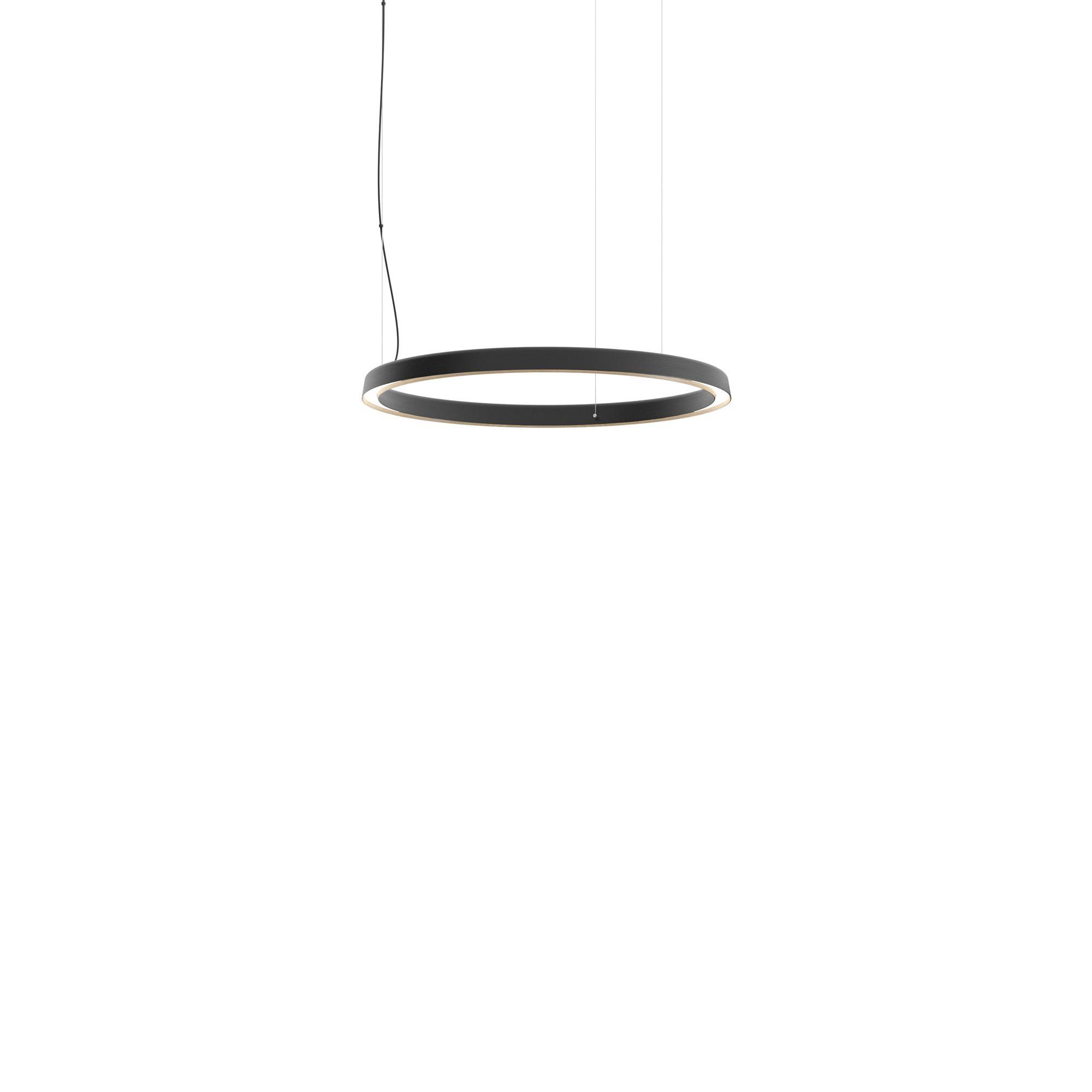 Luceplan Compendium Suspension Cercle Ø72 Noir