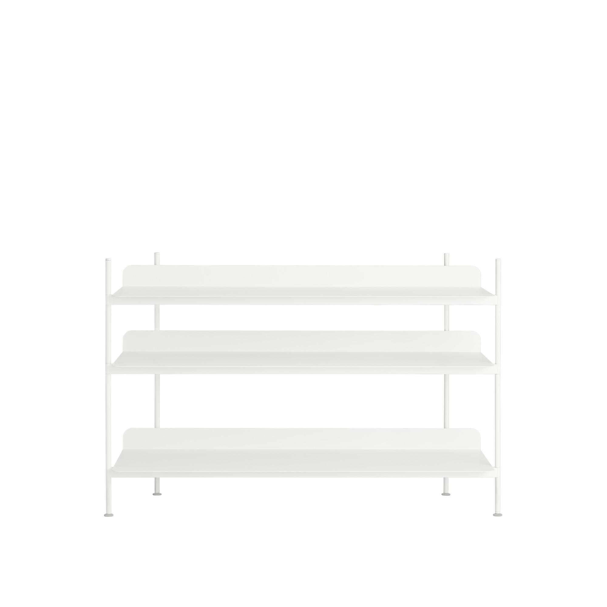 Muuto Compile Shelving System 2 Valkoinen