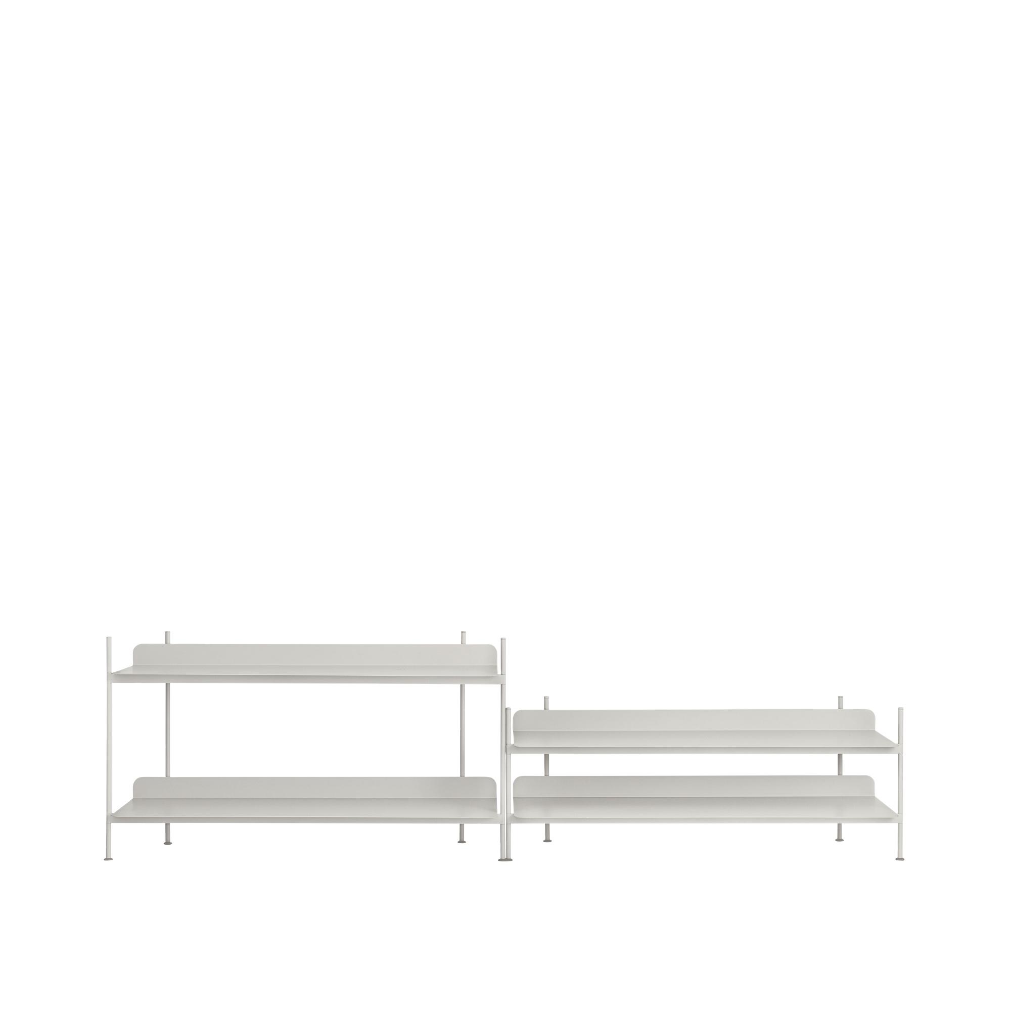 Muuto Compile Shelving System 5 Grey