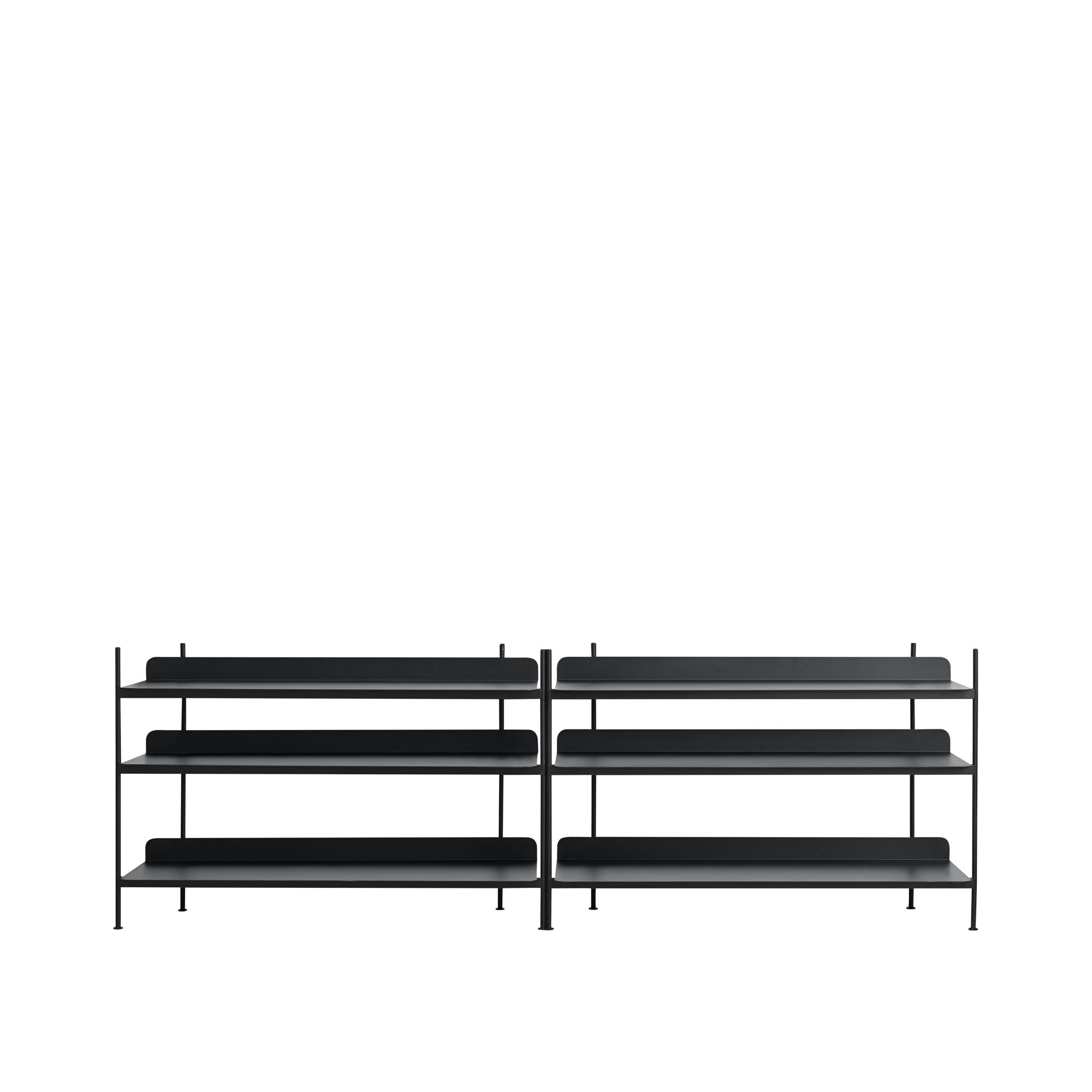 Muuto Compile Shelving System 6 Musta