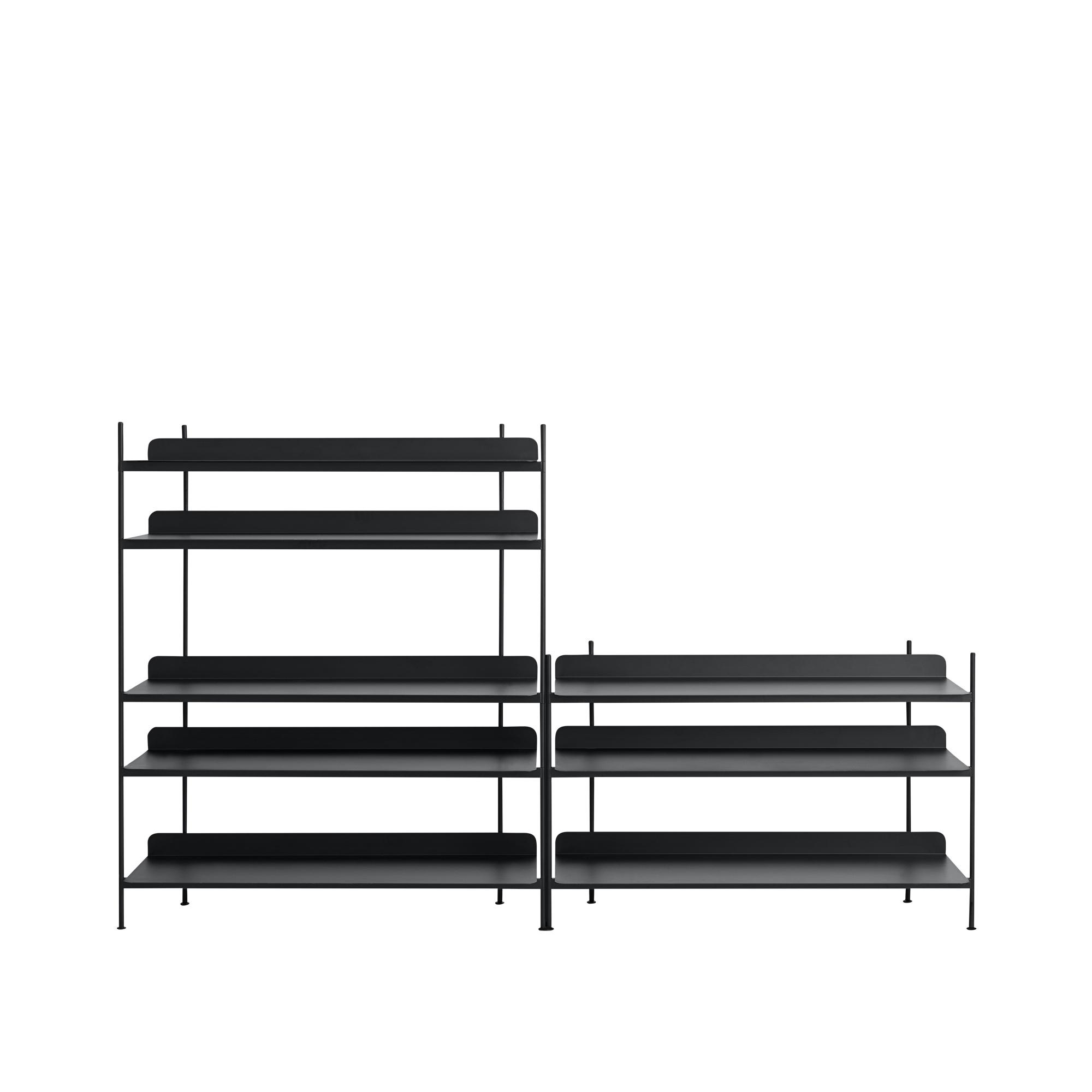 Muuto Compile Shelving System 7 Musta