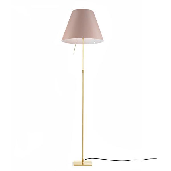 Luceplan Costanza Floor Lamp Brass Soft, Costanza Floor Lamp