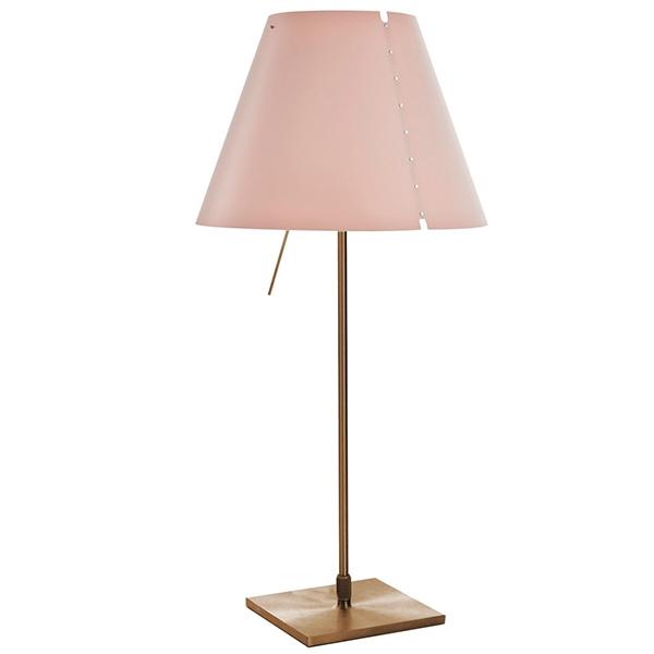 Luceplan Costanzina Table Lamp Brass/Soft Skin