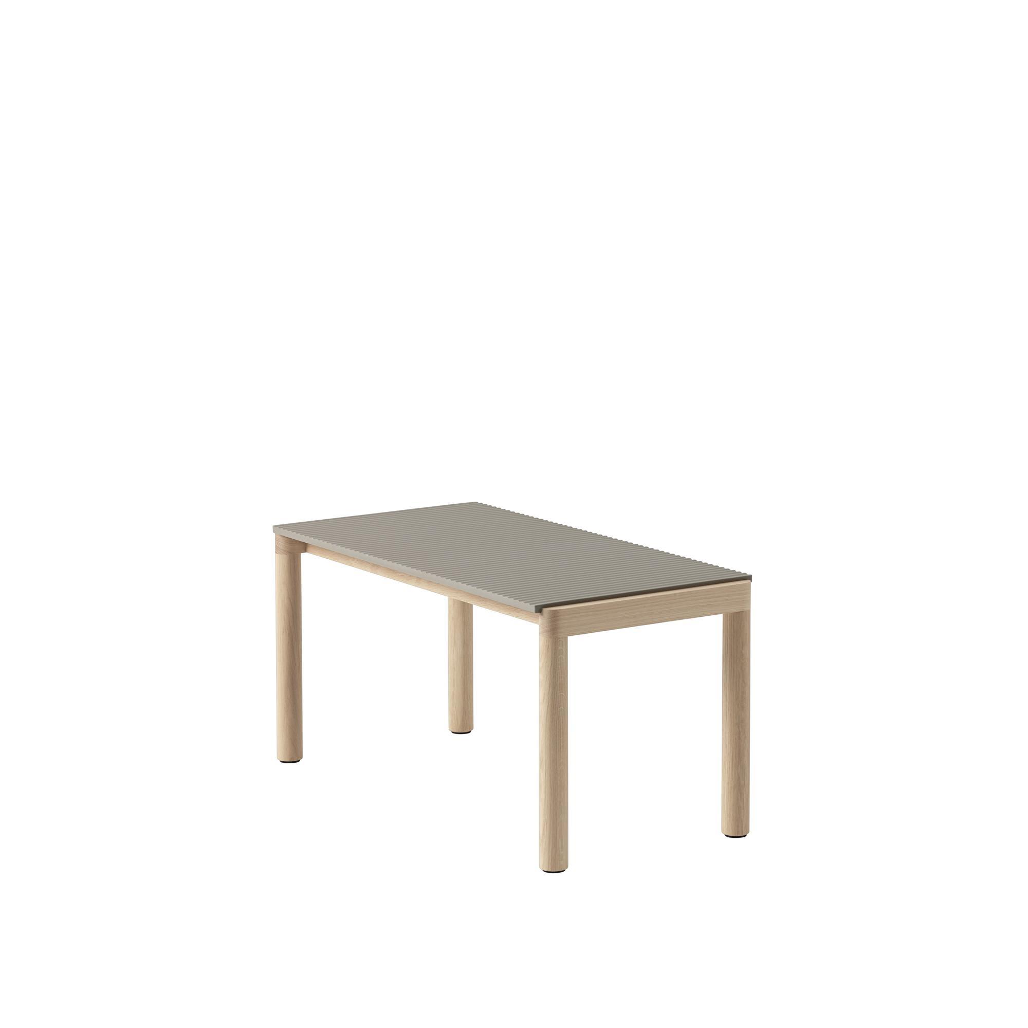 Muuto Stolik Kawowy Dla Par 1 Falisty Taupe/Dąb