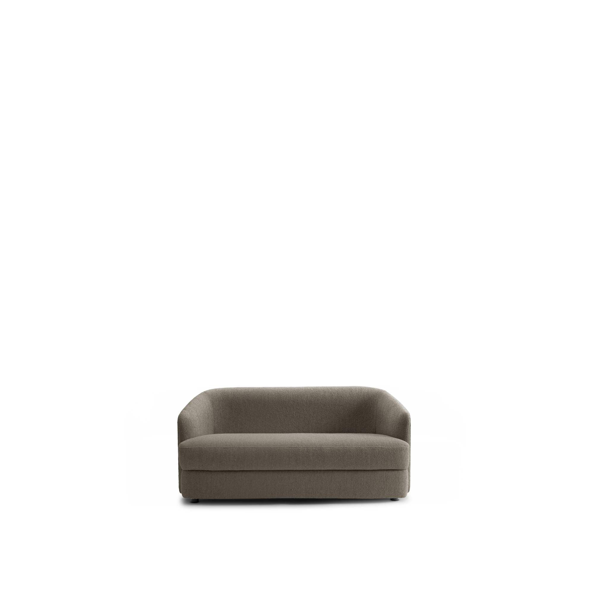 New Works Covent Sofa 2-zits Diep Nevotex Barnum Dark Taupe