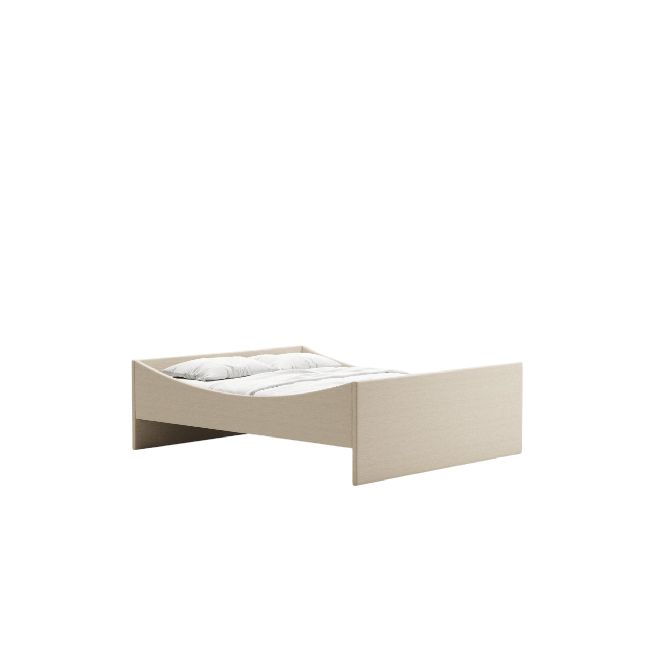 Rye Sleep böjd sängram 160x200 Beige