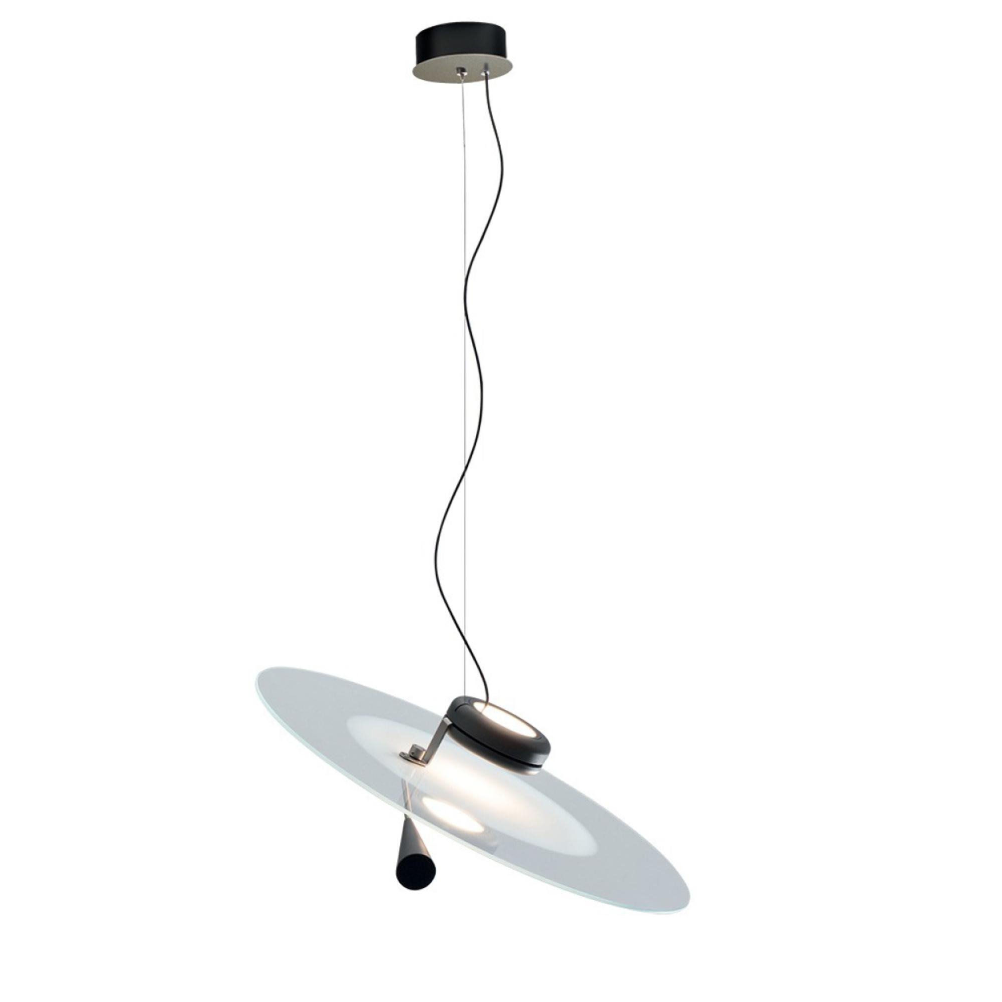 Stilnovo Bascula Hanglamp Wit/ Nikkel