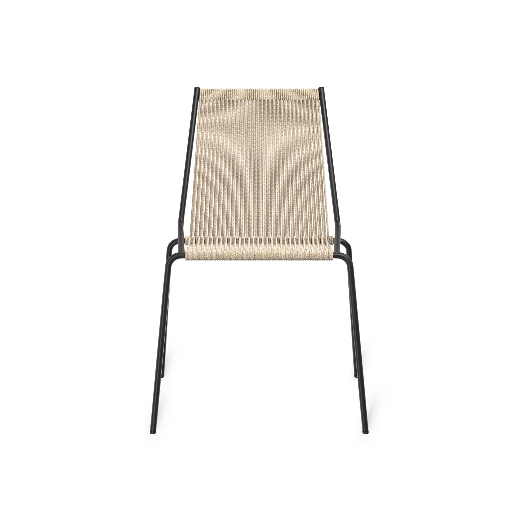 Thorup Copenhagen Noel Dining Chair Black Steel/Linen