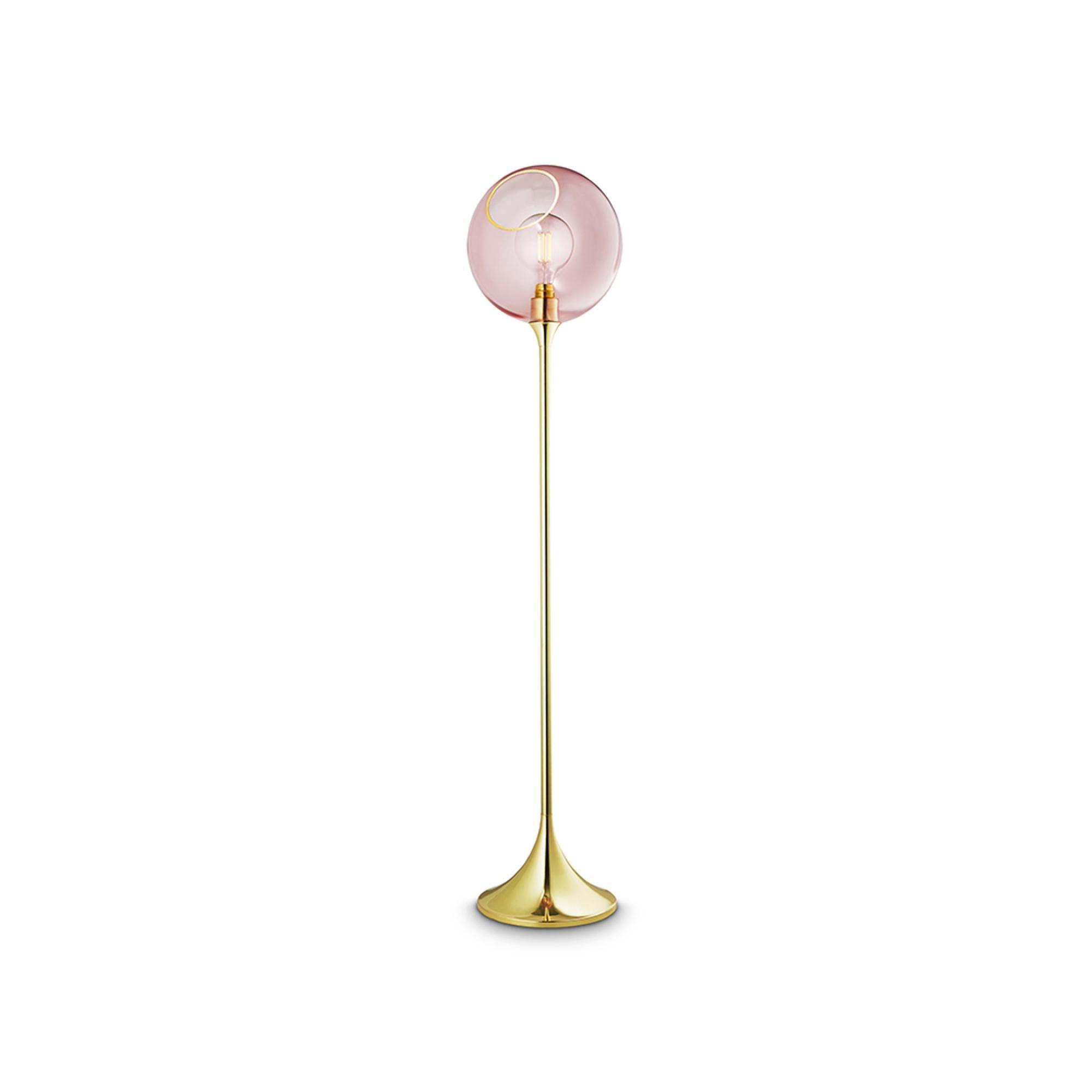 Design By Us Ballroom Vloerlamp Roze & Goud