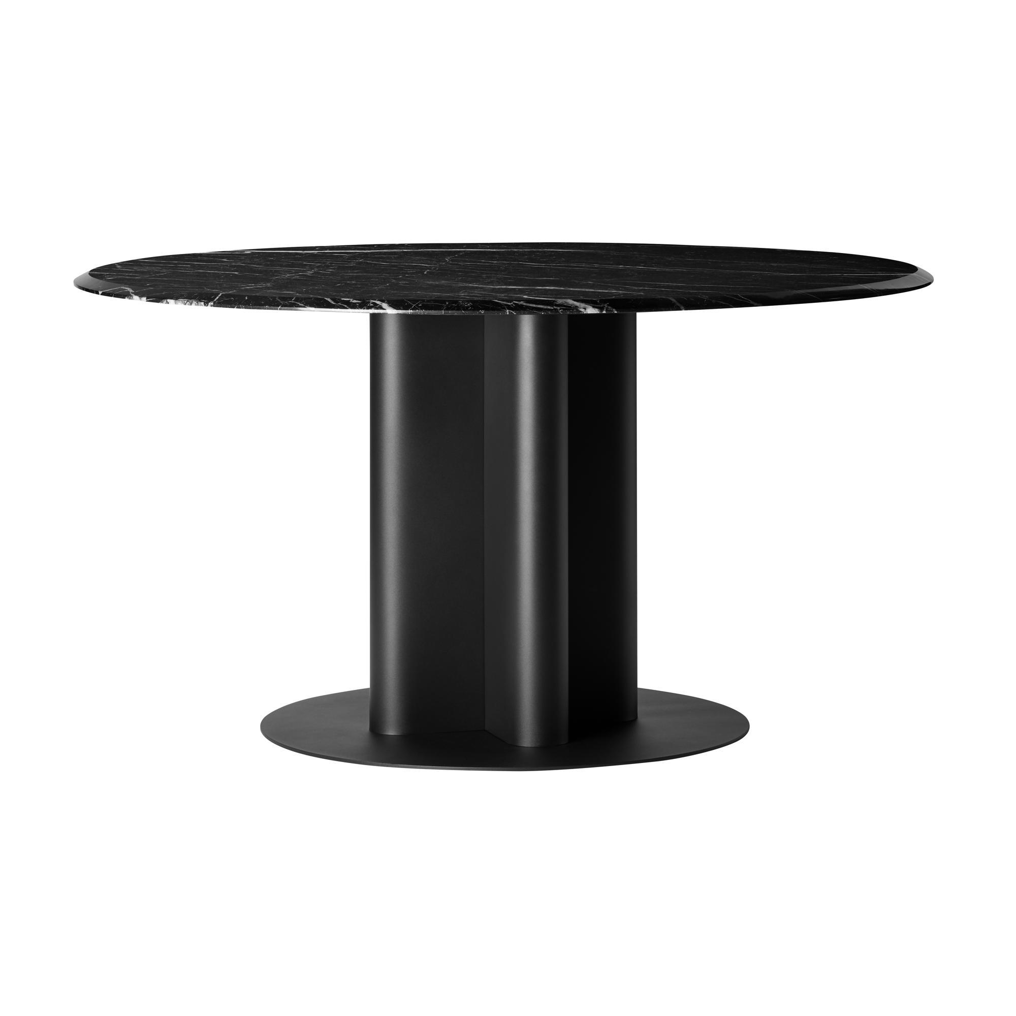 Design By Us Hard To Resist Spisebord Ø140 Sort/Marmor