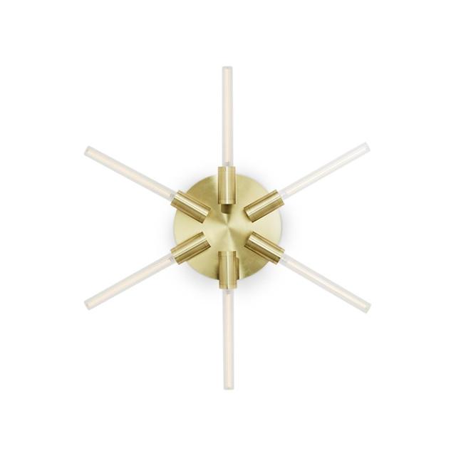 Design By Us Liberty Star Vägglampa Borstat Guld